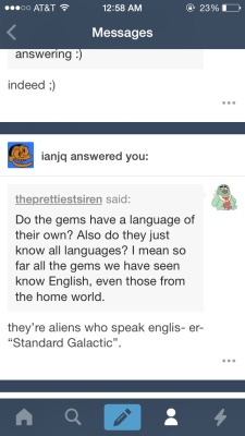 About the gem language, I asked awhile back so yeh.So, like,