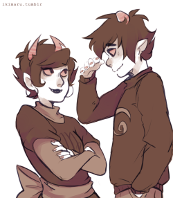 just imagining how it would look like if Karkat got taller than