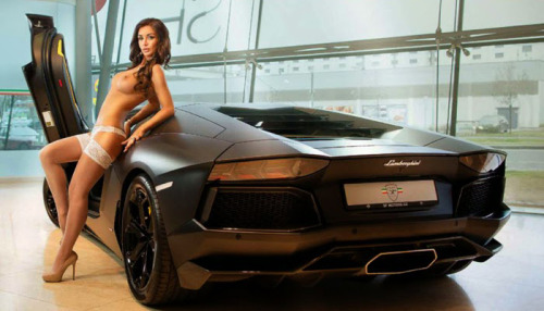 Martina Kordiakova, the beautiful Czech Playboy Playmate of May 2014 has the perfectÂ 35.5-24-35.5 inch (90-61-90 cm) figure to match the Lamborghini Aventador.