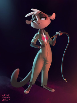 arsemaus:  Sherri the Ferret Engineer is a commission done for