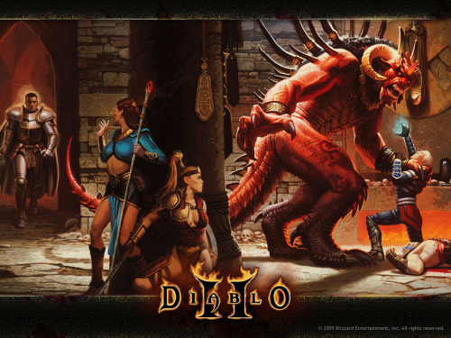 cherry-shot:  30 day Gaming Challenge! Day 13 -Â A game youâ€™ve played more than five times Diablo II 