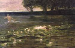 fleurdulys:  Ninfea - Cesare Laurenti 1898 