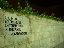 I don&rsquo;t need no arms around me ~ and I dont need no drugs to calm me ~ I have seen the writing on the wall &hellip; don&rsquo;t think I need anything at all &hellip;