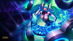 sexybossbabes:  DJ SONA HENTAI ( LEAGUE OF LEGENDS BABE ) ***