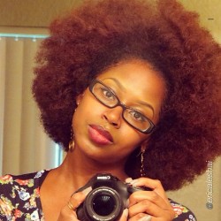 naturalhairdaily:  Now that’s a fierce mega fro @ericaleshai!