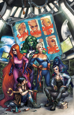 alcaantaraas:  A-Force #5 “Story Thus Far” variant cover