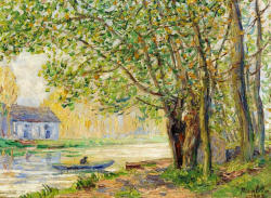 artist-picabia:  The Effect of Sun on the Banks of the Loing
