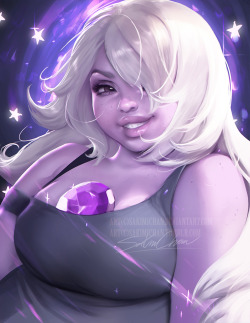 sakimichan:   yes got some down time to paint the awesome amethyst