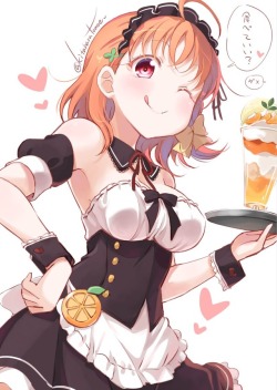 lycis:北原朋萌｡さんのツイート: “エプロンメイド千歌ちゃん🍊