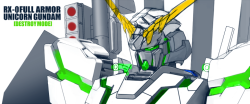 peaceofgiccho:  Unicorn Gundam [Destroy mode] ………Now At