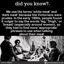 did-you-kno: We use the terms ‘white meat’ and  ‘dark meat’