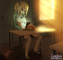 lewdua:    Detention What happens when the naughty girls in school