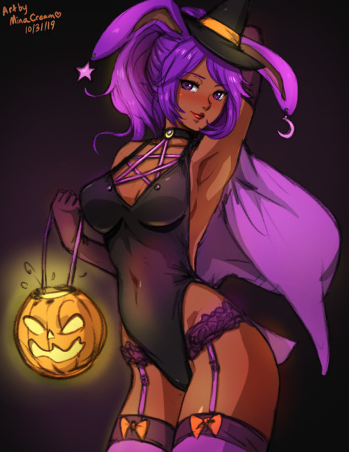 #628 Happy Halloween Trick or Treat Witch    (OC belongs to Rosarie