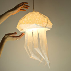 sosuperawesome: Fully Assembled and DIY Paper Craft Lamps by
