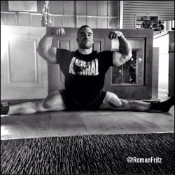 Roman Fritz - I did not know he could do the side splits, the