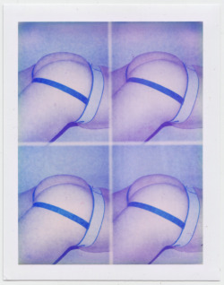 gag-ball-gallery:  Woopy-Boy / Original Blue Polaroid 669 - Expired