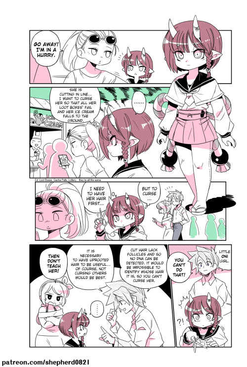  Modern MoGal #091 - Curse is a Japanese oni girl!  (Oni are