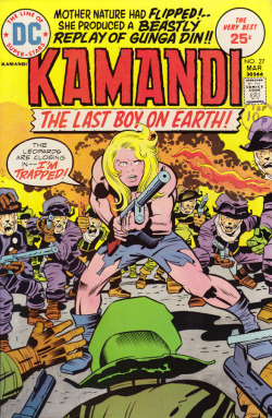 Kamandi No. 27 (DC Comics, 1975). Cover art by Jack Kirby.From Orbital Comics in London.