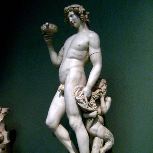 antonio-m:‘Drunken Bacchus’, 1496-97 by Michelangelo. (cast