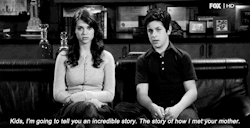 hernance:  How I met your mother. First and last scene - denial