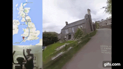 cnet:    Man attempts to cycle length of Britain in Street View