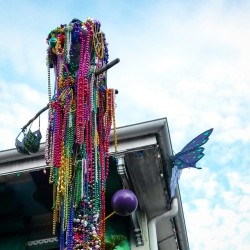 The best #streetlight in the #frenchquarter during #mardigras