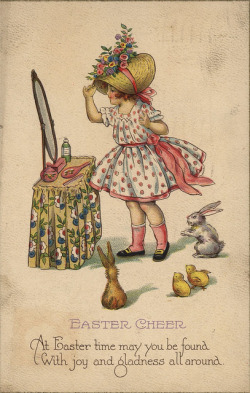 vintascope:  Vintage Easter Postcard on Flickr.