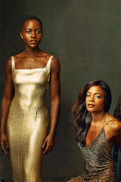 accras:   Lupita Nyong’o and Naomie Harris photographed by