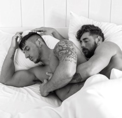 sprinkledpeen:   Massimo Piano and Klein Kerr doing their morning