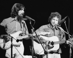 soundsof71:  George Harrison and Smilin’ Bob Dylan at the Concert