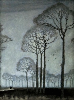 Jan Mankes, Row of Trees, 1915.