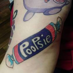 Kinda like a tootsie roll but not…  Thank youuu!   #tattoos