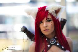 kamikame-cosplay:  Danielle Beaulieu as Kitty Cat Katarina from