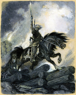 canisalbus:  Kalevala illustrations by Nicolai Kochergin. 
