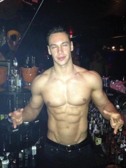 muscletits:  The classic gay club bartender.  90% straight,