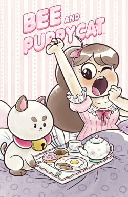 cartoonfuntime:  My BEE AND PUPPYCAT cover was announced! It