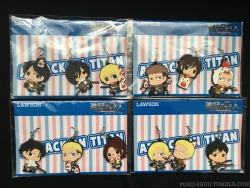 Part 2 of my Shingeki no Kyojin merchandise acquisition for today: full