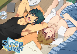 yummy-yaoi:  Sleepover by Black Monkey Pro 