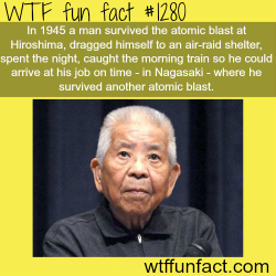 wtf-fun-facts:  overly manly man or bad luck brain ?? In 1945