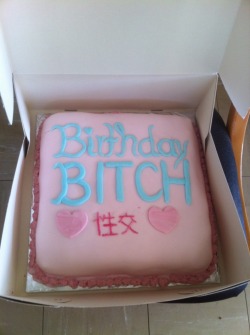 y-ukki:  y-ukki:  Birthday cake from one of my best friends.