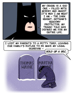 dorkly:  dorkly:  Batman’s Tragic Origins  AND A MERRY BATMAN