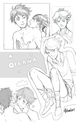 My submission for a lovely Oikawa anthology fanzine my friends