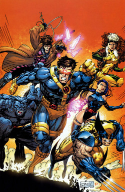 bear1na:  oxymitch:90s X-Men Blue Team - Beast, Gambit, Cyclops,