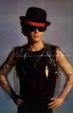 tomakeyounervous:  LOU REED poster picture by Mick Rock from
