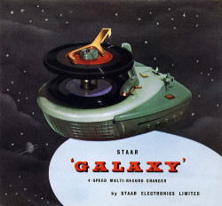 steroge:  Staar ‘Galaxy’ 4-speed multi-record changer, 1952*