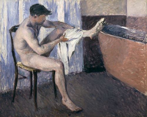 antonio-m:‘Man Drying His Leg’, c.1884 by Gustave Caillebotte