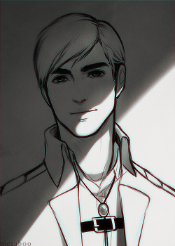 medertaab:  young messy erwin with a smoldering look doodle 