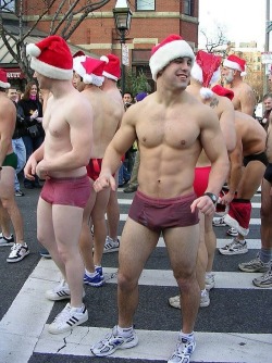 campusdudes:  Christmas Special: Holiday dudeshttp://campusdudes.tumblr.com/