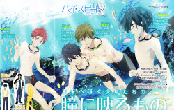 sunyshore:  Free! Starting Days in this month’s Newtype, PASH,