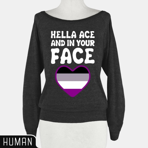 laughinghabit:  Hey! October 26-November 1st is Asexual Awareness Week! There’s all new Ace Pride stuff now available at Look Human! (1|2|3|4|5) Check out all of four various style and color combinations and grab something that lets you rock your radical